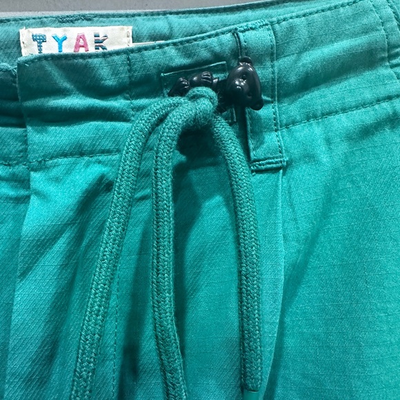 Tyakasha green rip stop cargo pants teddy bear draw string size small - Picture 6 of 7